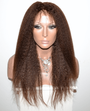 Lace Wig – Colour #4 – Kinky Yaki